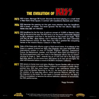 Alive II booklet back