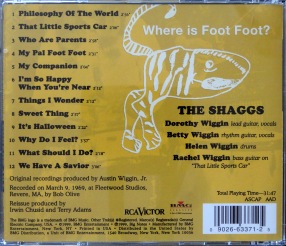 Shagg Philosophy CD back