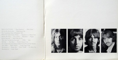 Beatles White Album gatefold